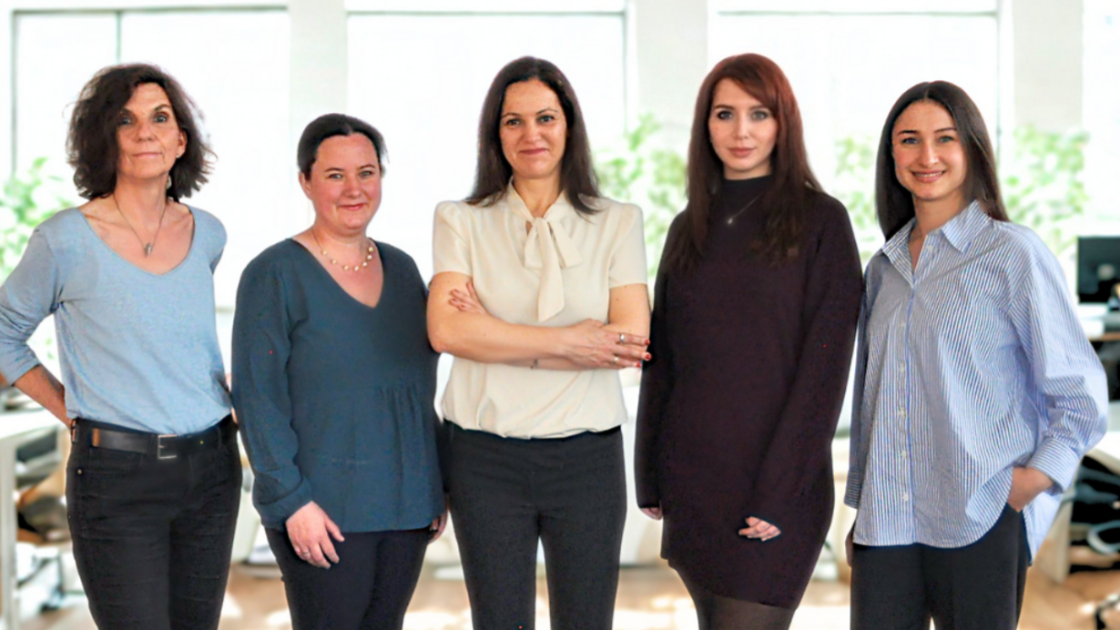 Von Links: Susanne Salata | Dr. Marina Quiner | PD Dr. Tal Hoffmann | Aylin Christin Misral | Serpil Doğruoğlu